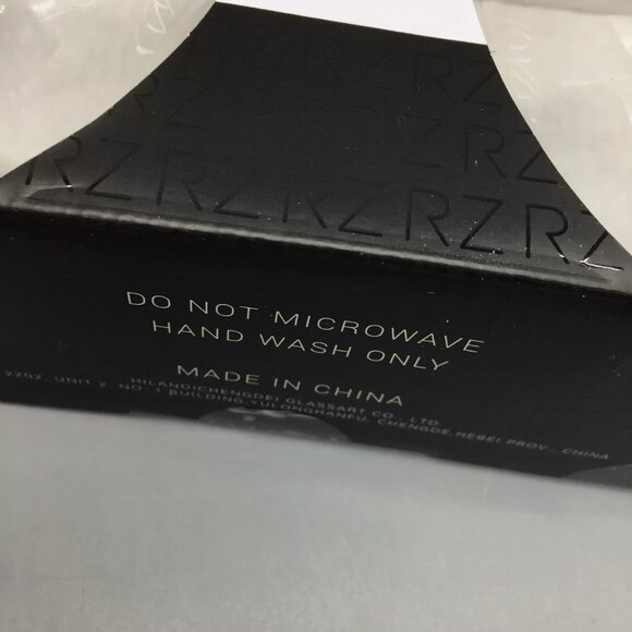 4 Rachel Zoe Rhinestone Teal Gold Butterfly Stemless Wine Glass Set Jewel Summer - Picture 6 of 8